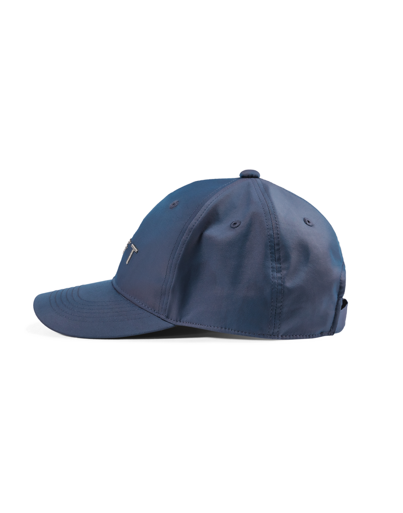 Glossy Nylon Cap - Blue