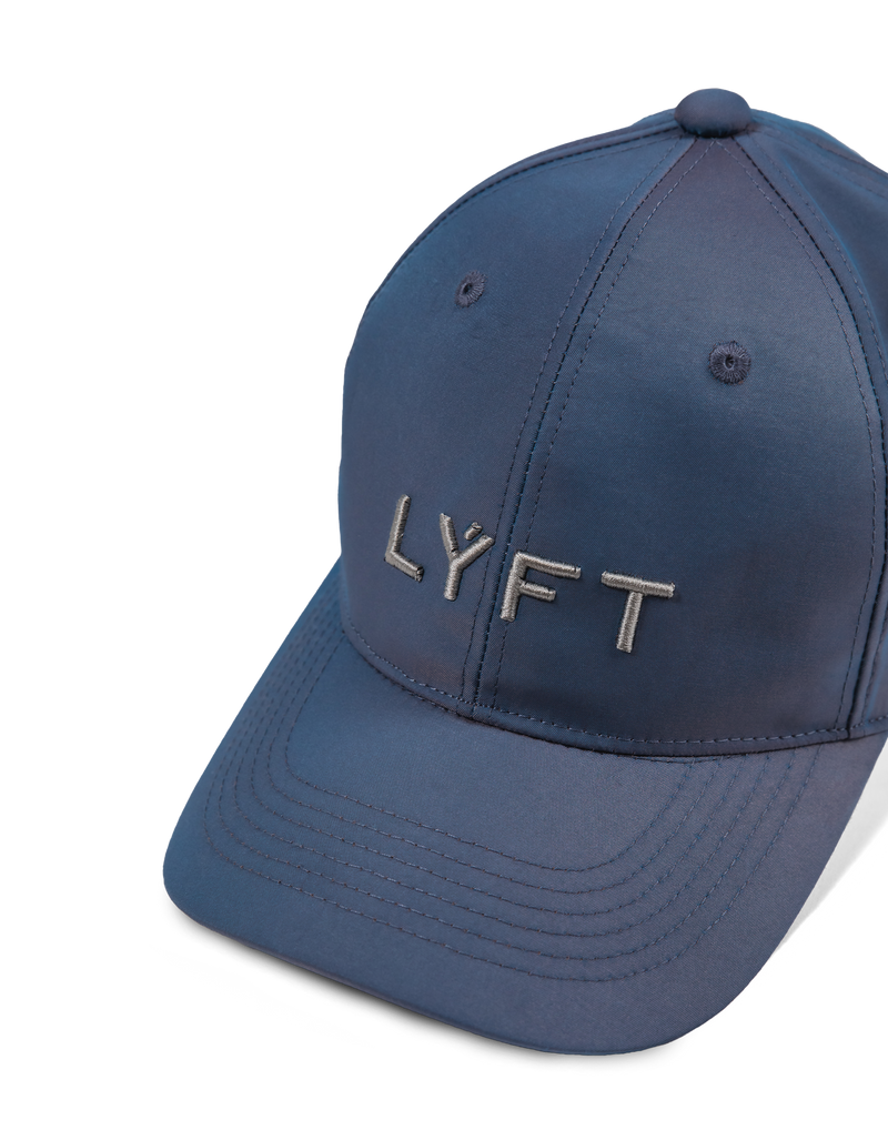 Glossy Nylon Cap - Blue