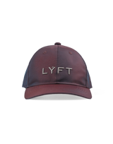 Glossy Nylon Cap - Burgundy