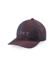 Glossy Nylon Cap - Burgundy