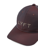 Glossy Nylon Cap - Burgundy