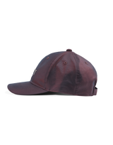 Glossy Nylon Cap - Burgundy