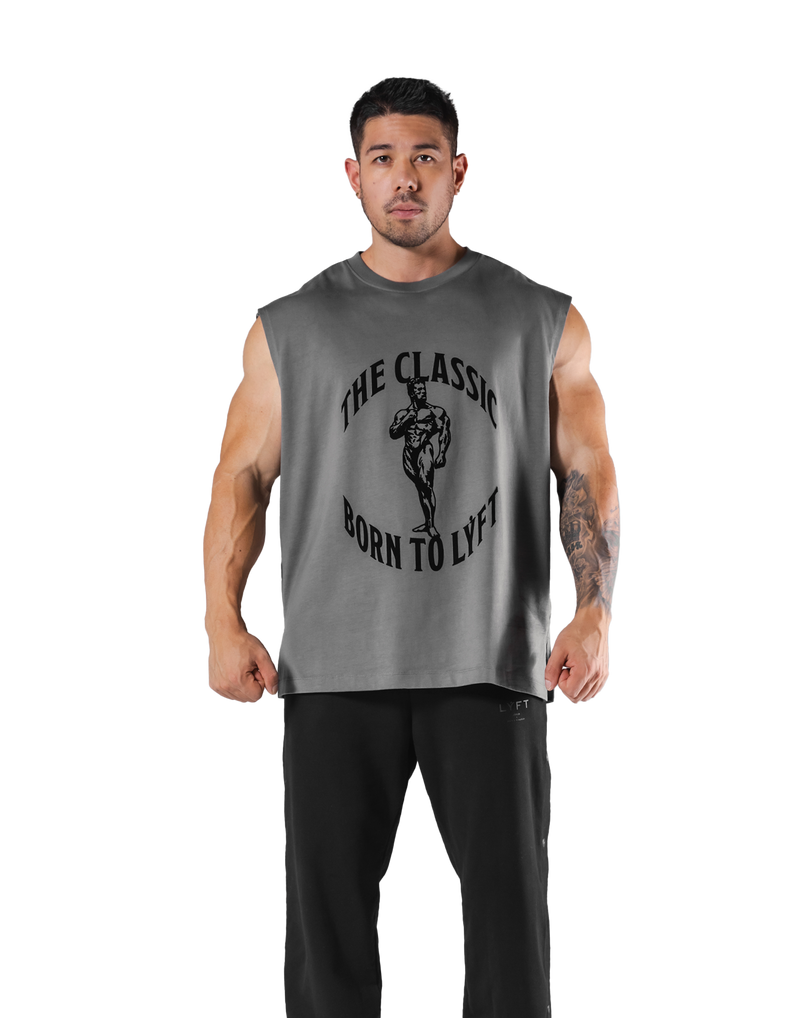 The Classic Loose Fit No Sleeve - D.Grey