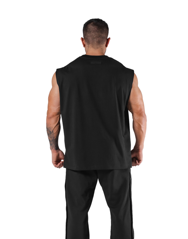 The Classic Loose Fit No Sleeve - Black