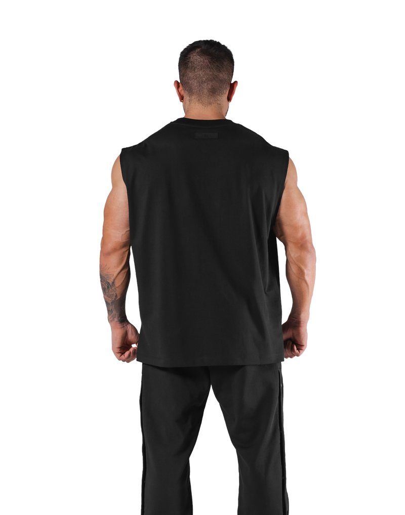 The Classic Loose Fit No Sleeve - Black