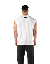 The Classic Loose Fit No Sleeve - White