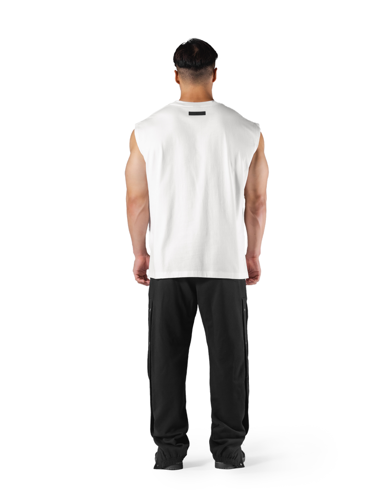 The Classic Loose Fit No Sleeve - White