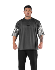 Mythological Graphic Football Shirt - D.Grey