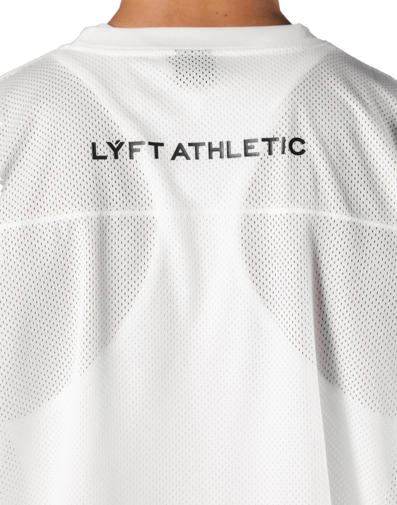 Mythological Graphic Football Shirt - White