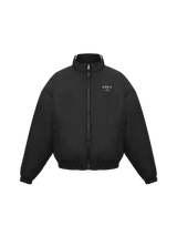 2Line Oversize Reversible Puffer Jacket - Black