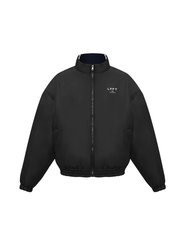 2Line Oversize Reversible Puffer Jacket - Navy