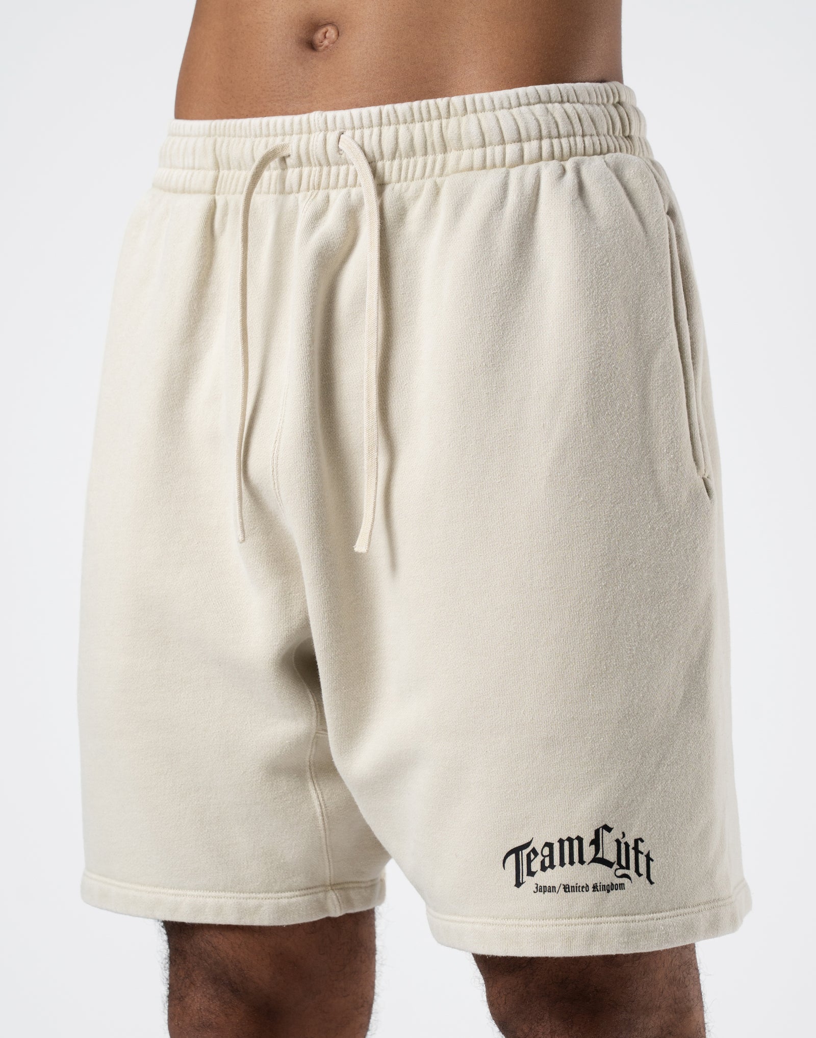 Arch Team LÝFT Logo Vintage Sweat Shorts - Ivory
