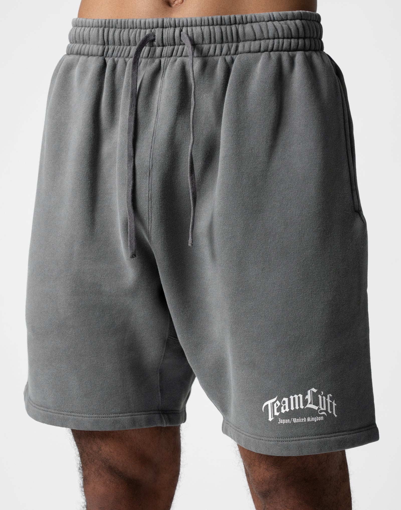 Arch Team LÝFT Logo Vintage Sweat Shorts - D.Grey