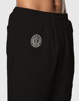 Cursive LÝFT Logo Pile Shorts - Black