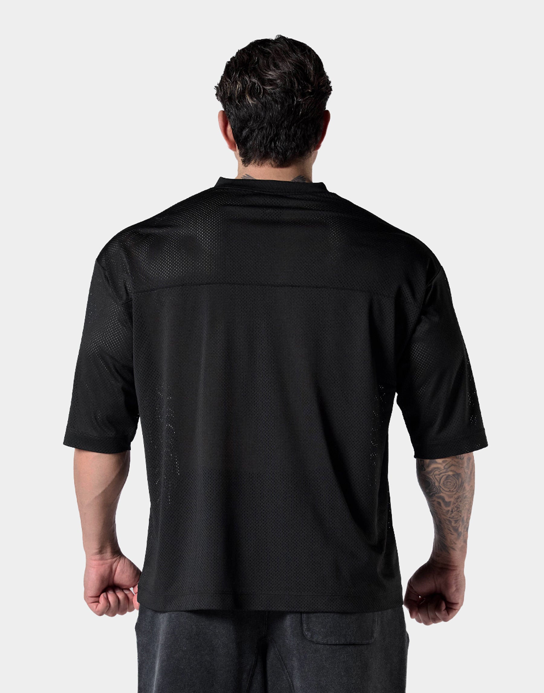 Extra Big Mesh Football T-Shirt - Black – LÝFT