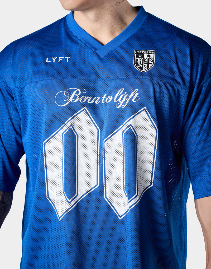 Extra Big Mesh Football T-Shirt - Blue – LÝFT