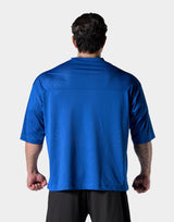 Extra Big Mesh Football T-Shirt - Blue
