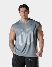 Mesh Football Tanktop - Grey