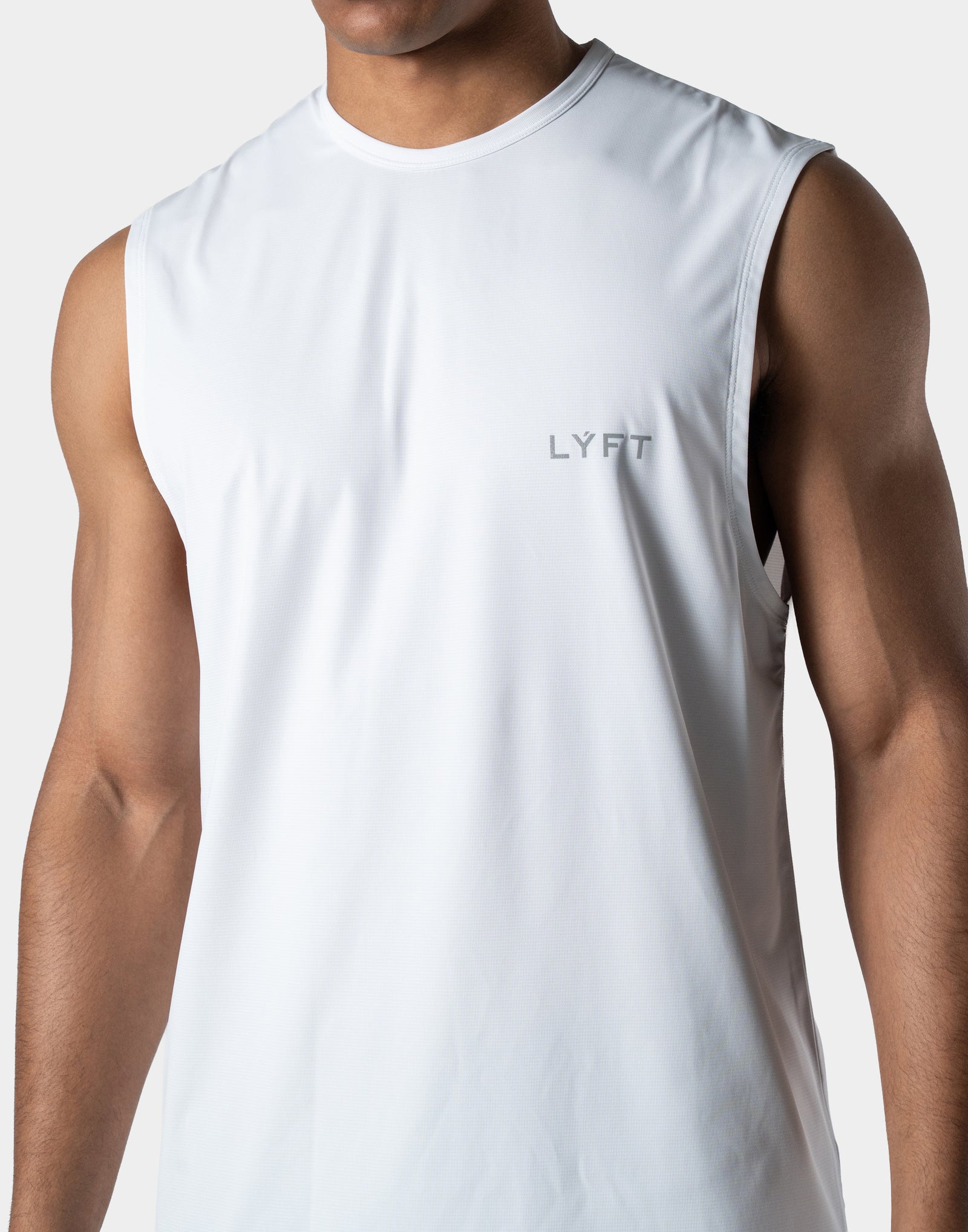3M Reflector Waffle Tanktop - White – LÝFT