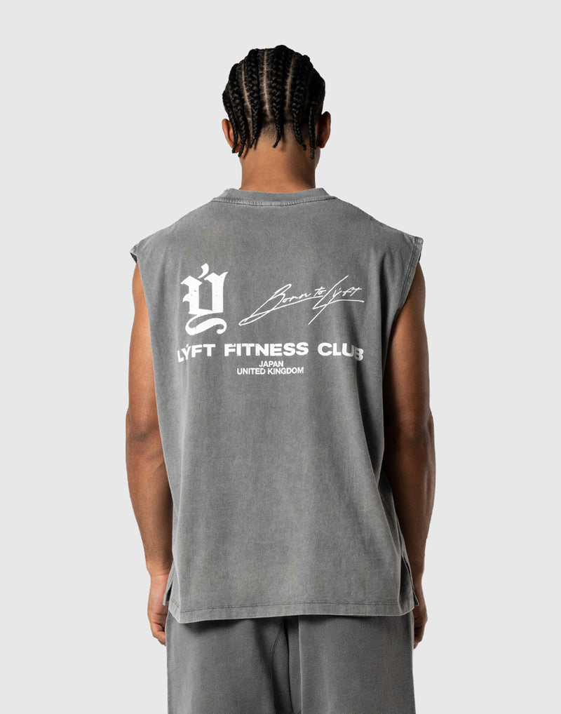Old Ý Graphic Vintage Tanktop - D.Grey – LÝFT