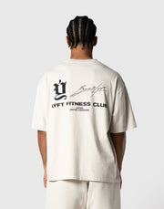 Old Ý Graphic Vintage Big T-Shirt - Ivory