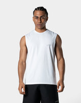 3M Reflector Waffle Tanktop - White