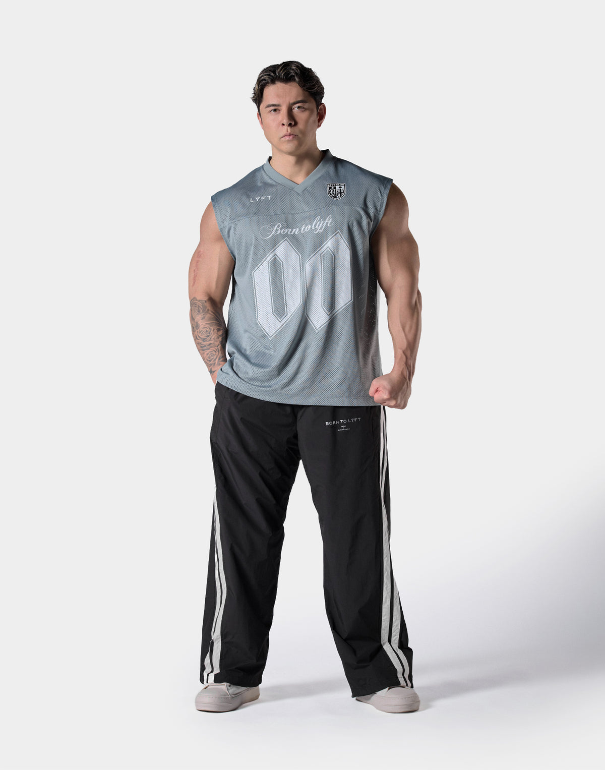 Mesh Football Tanktop - Grey