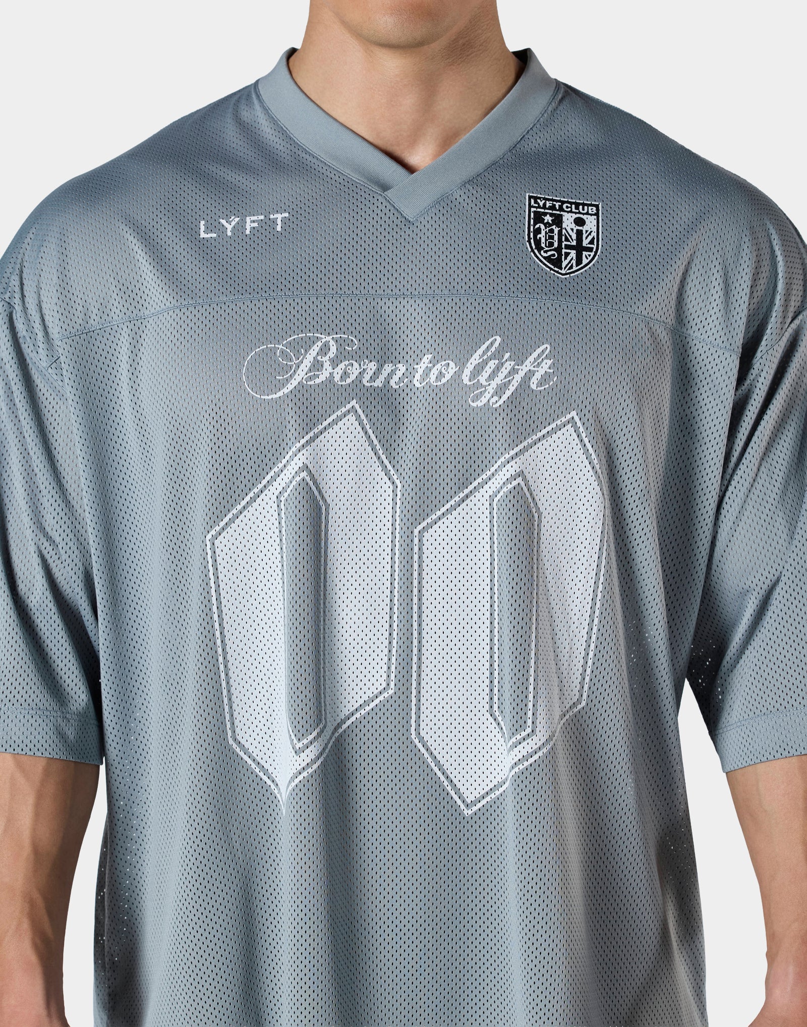 Extra Big Mesh Football T-Shirt - Grey – LÝFT