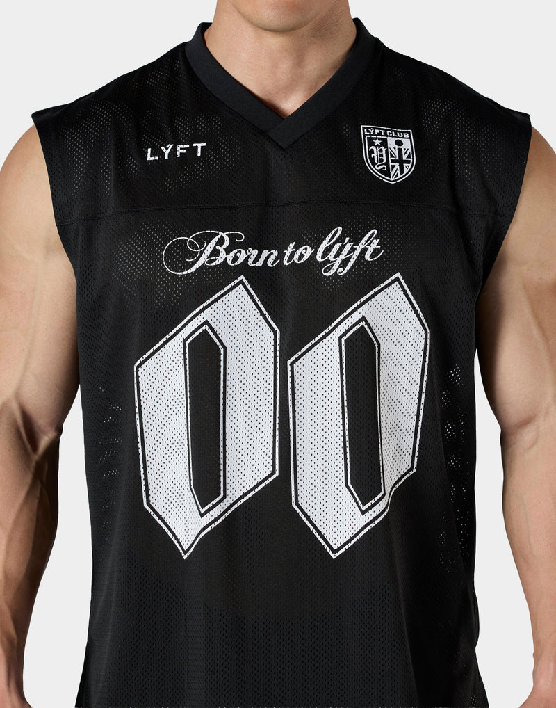 Mesh Football Tanktop - Black – LÝFT