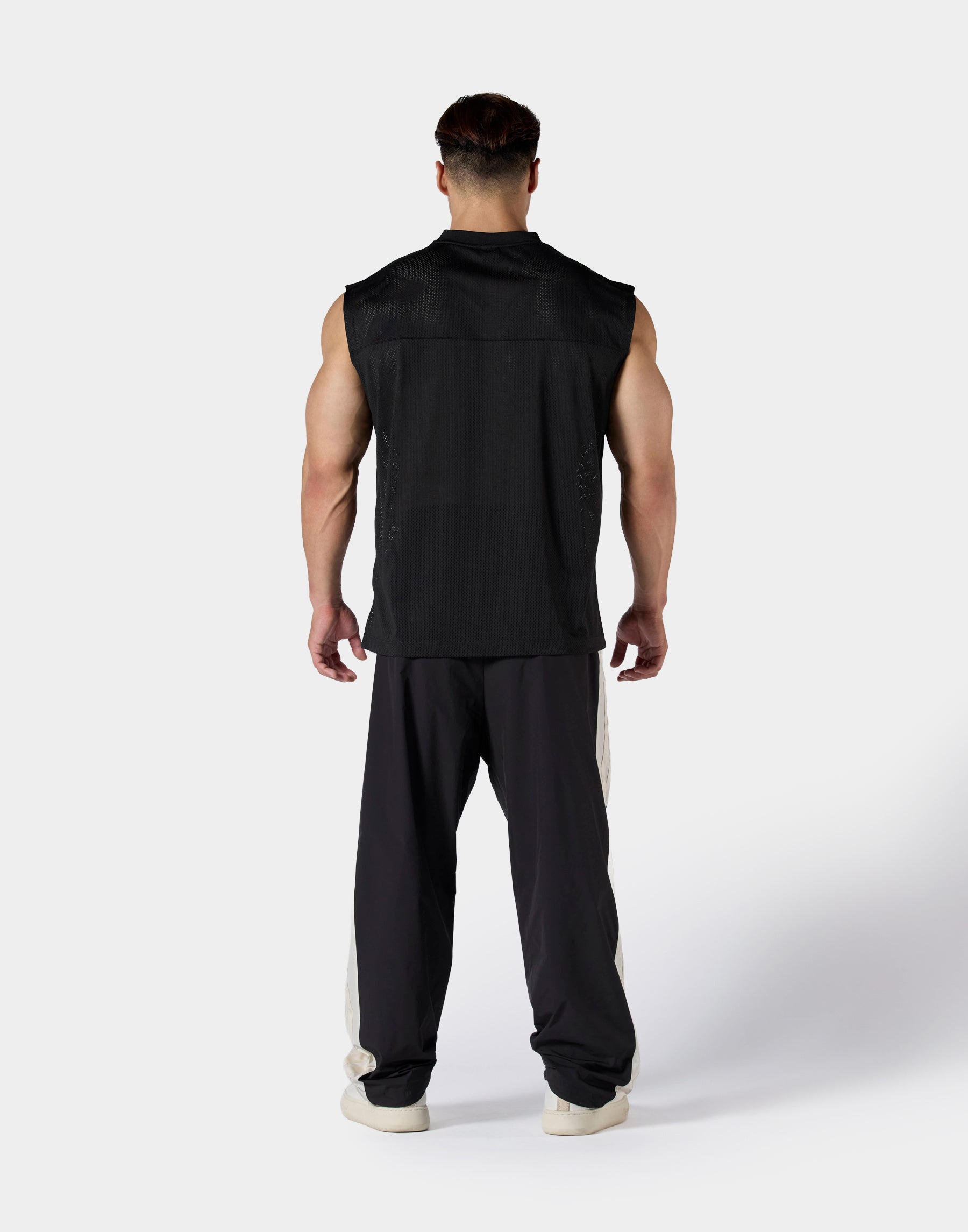Mesh Football Tanktop - Black – LÝFT