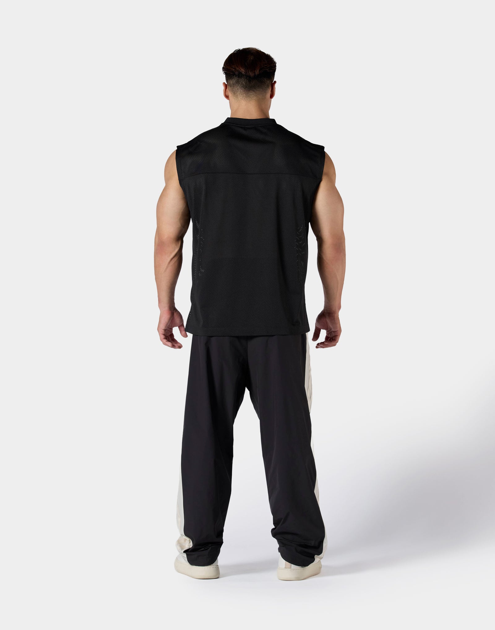 Mesh Football Tanktop - Black – LÝFT