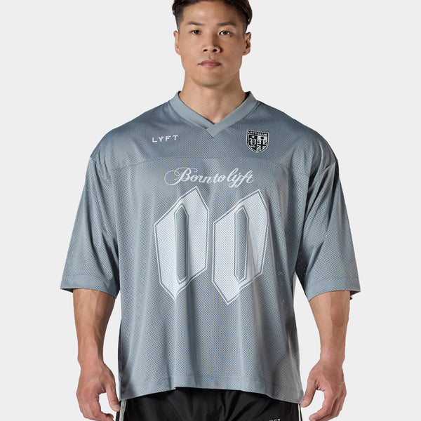 Extra Big Mesh Football T-Shirt - Grey – LÝFT