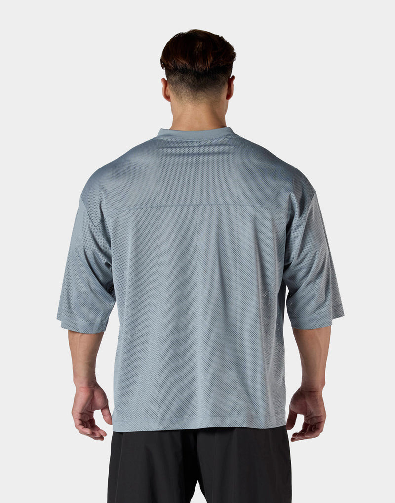 Extra Big Mesh Football T-Shirt - Grey – LÝFT