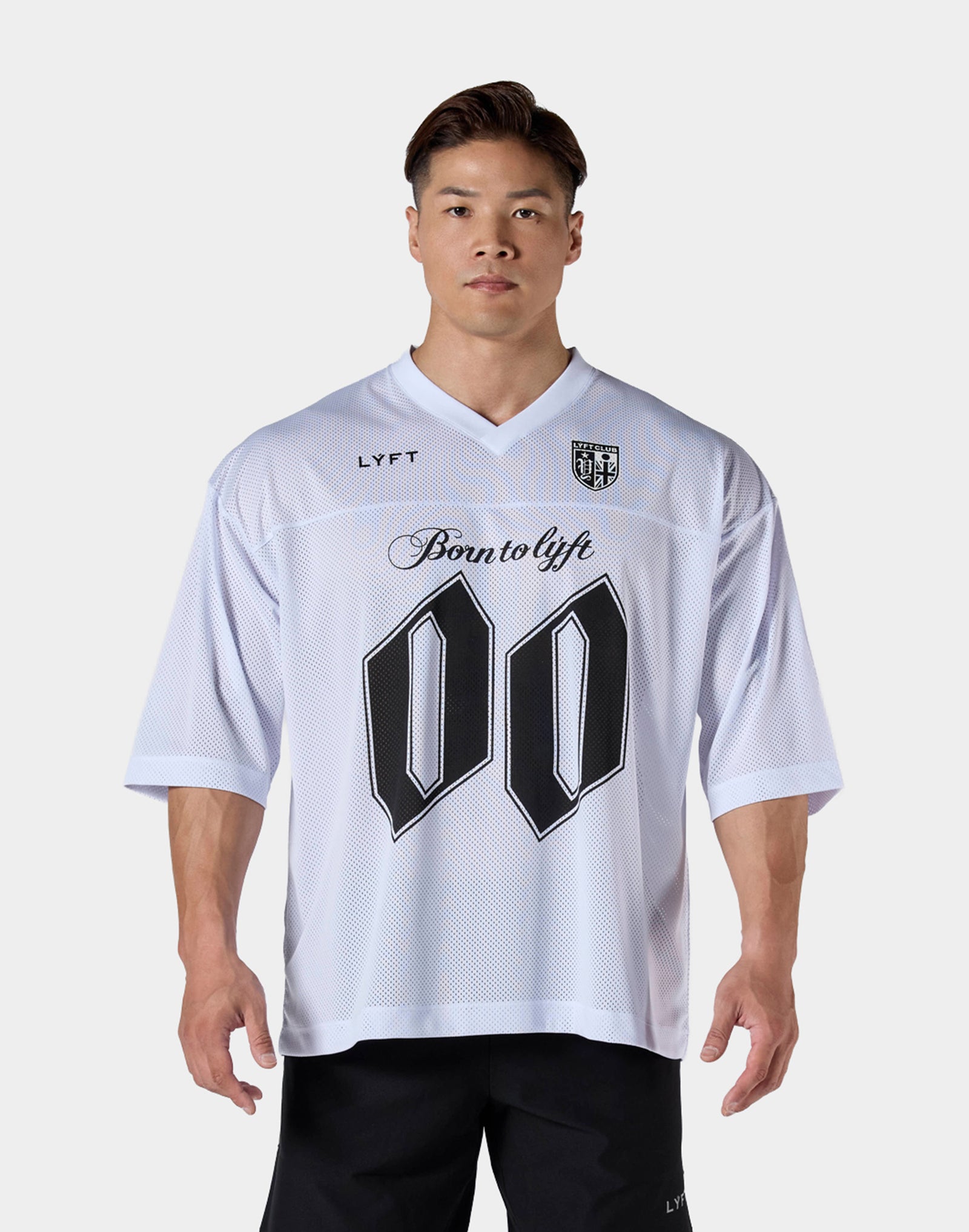 Extra Big Mesh Football T-Shirt - White – LÝFT