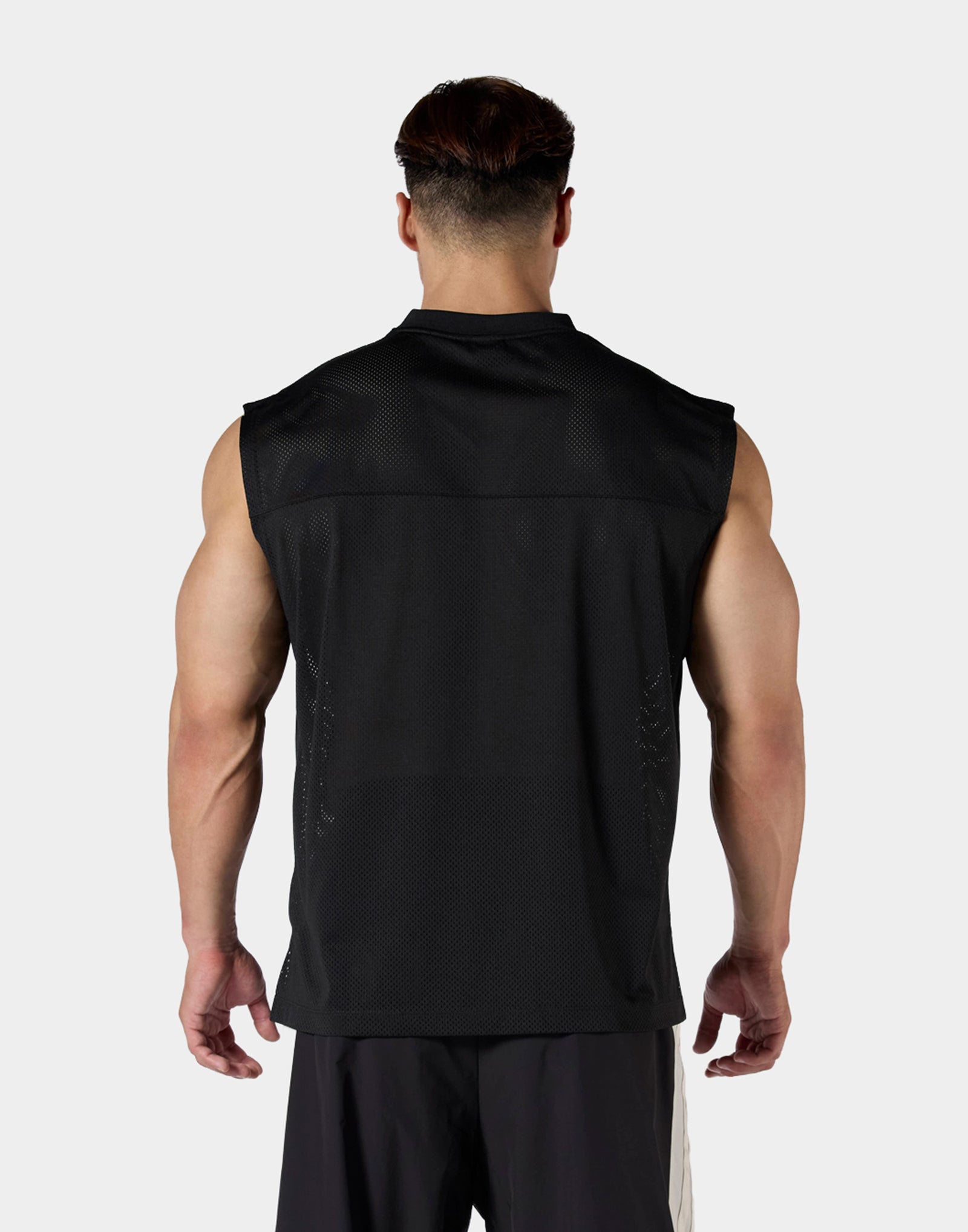 Mesh Football Tanktop - Black – LÝFT