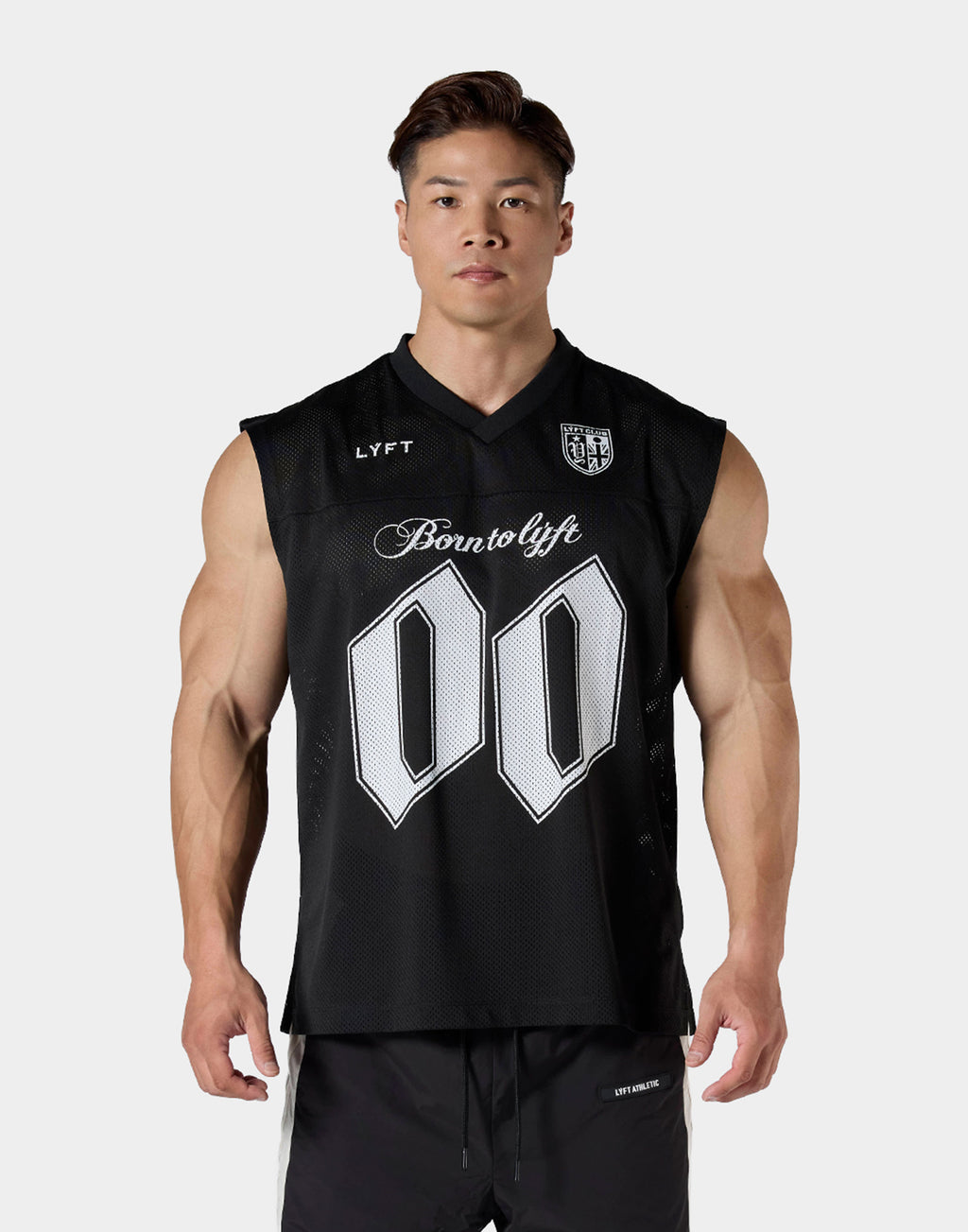 Mesh Football Tanktop - Black – LÝFT
