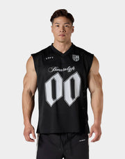 Mesh Football Tanktop - Black