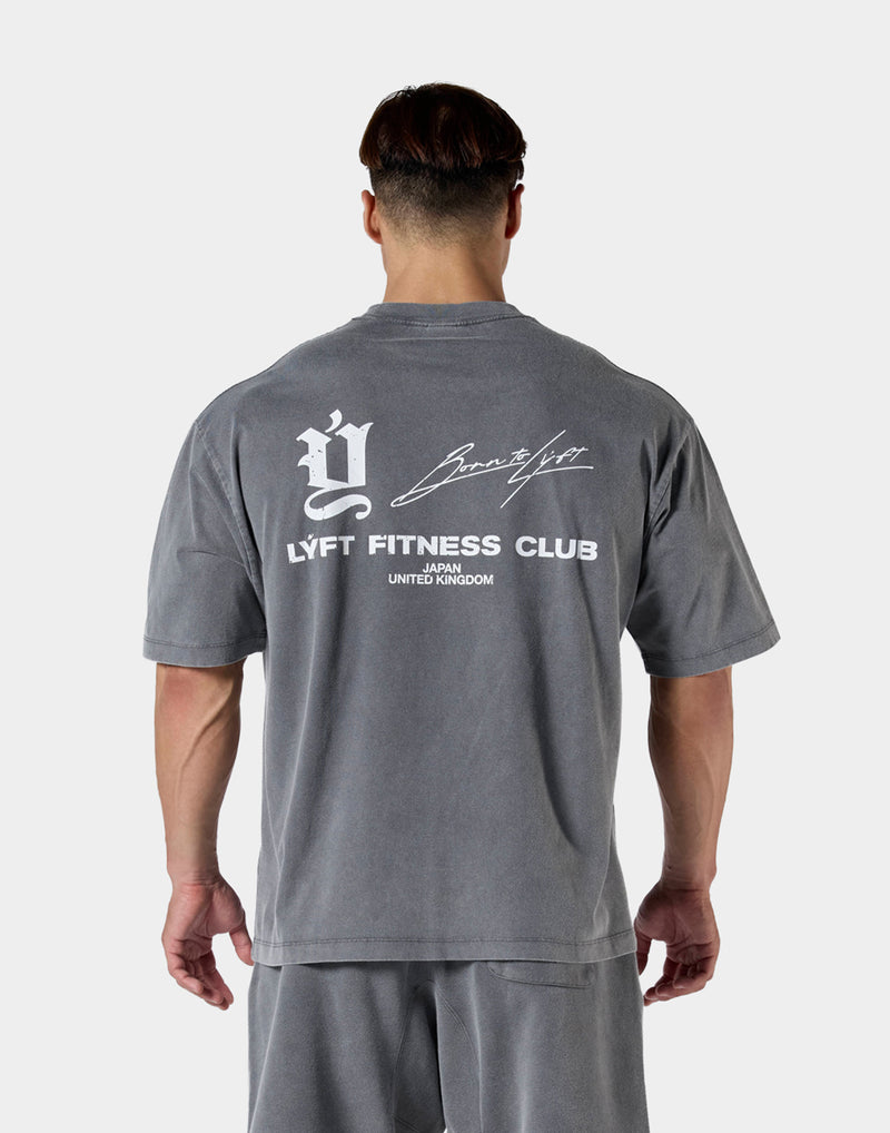 Old Ý Graphic Vintage Big T-Shirt - D.Grey – LÝFT