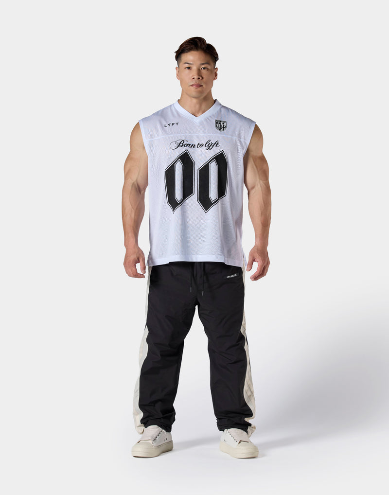 Mesh Football Tanktop - White – LÝFT
