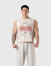 Leg Day Vintage Box Tank Top - Ivory