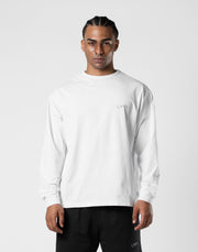 Reflector LÝFT Logo Mesh Long T-Shirt - White