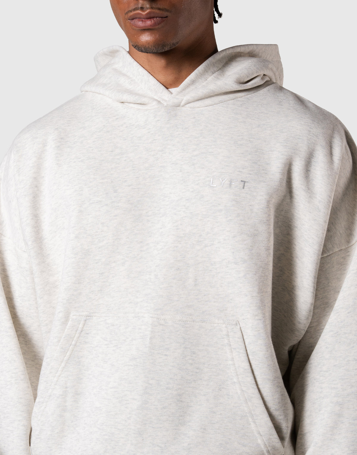 One Point LÝFT Logo Sweat Hoodie - Ivory