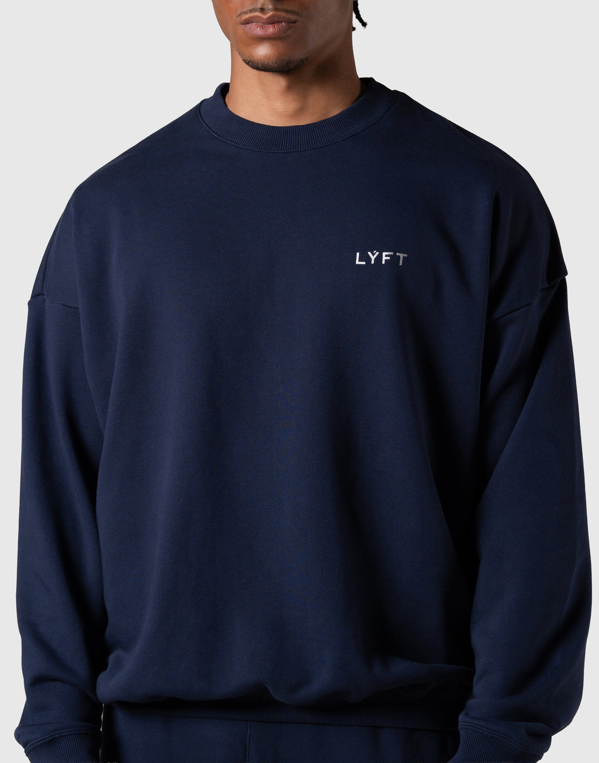 One Point LÝFT Logo Crewneck Sweat - Navy