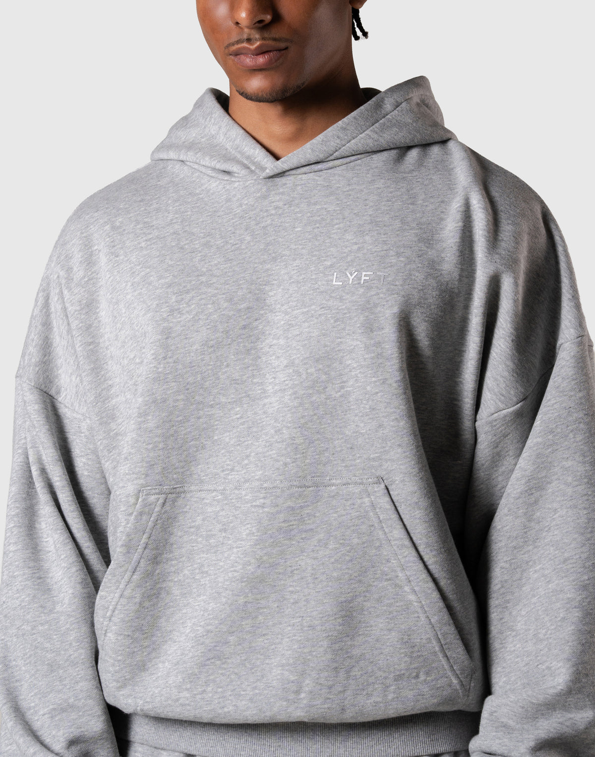 One Point LÝFT Logo Sweat Hoodie - Grey