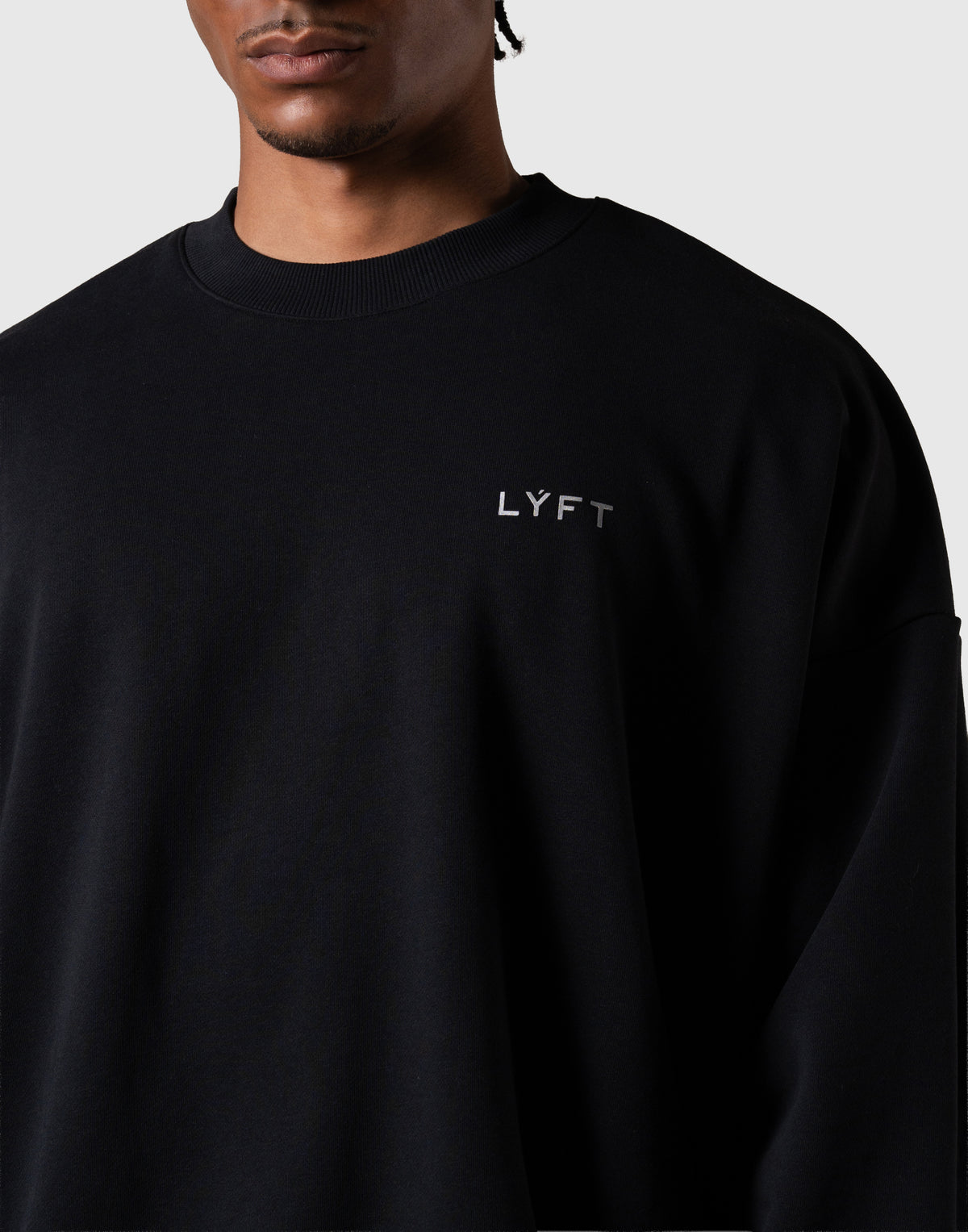 One Point LÝFT Logo Crewneck Sweat - Black