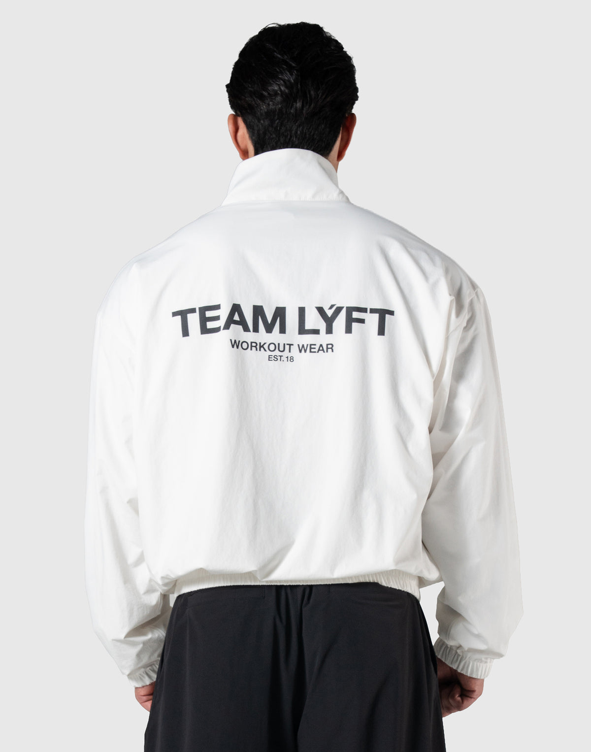 TEAM LÝFT Logo Nylon Jacket - White