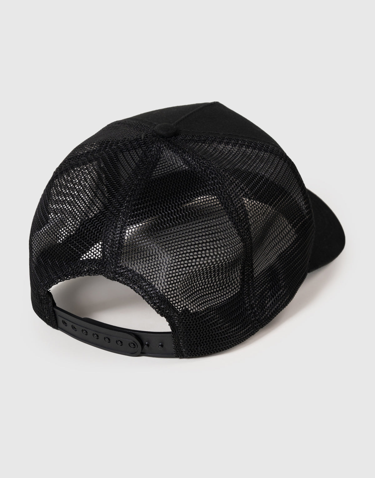 Classic Script Logo Mesh Cap - Black