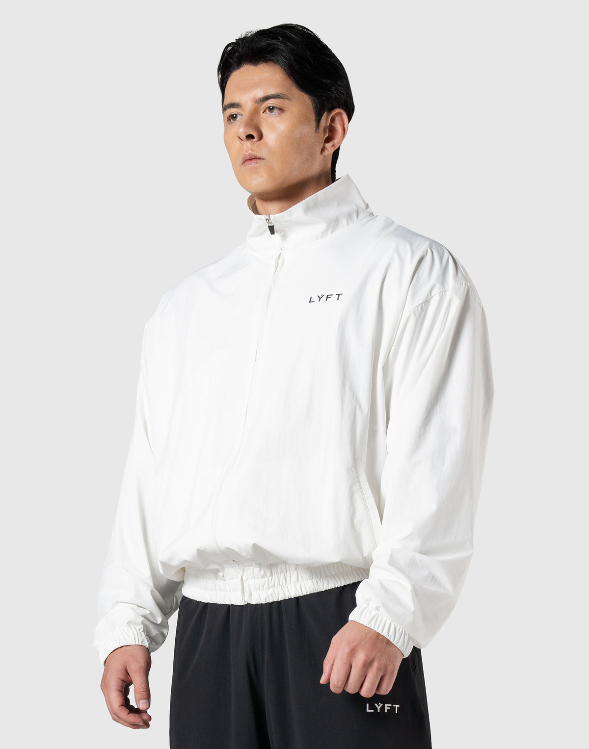 TEAM LÝFT Logo Nylon Jacket - White