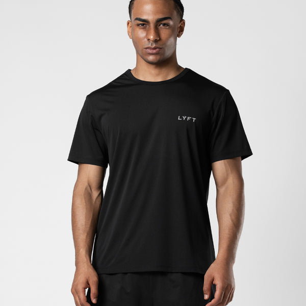 LYFT ブラック シャツ Lサイズ Reflector LÝFT Logo Slim T-Shirt - Black