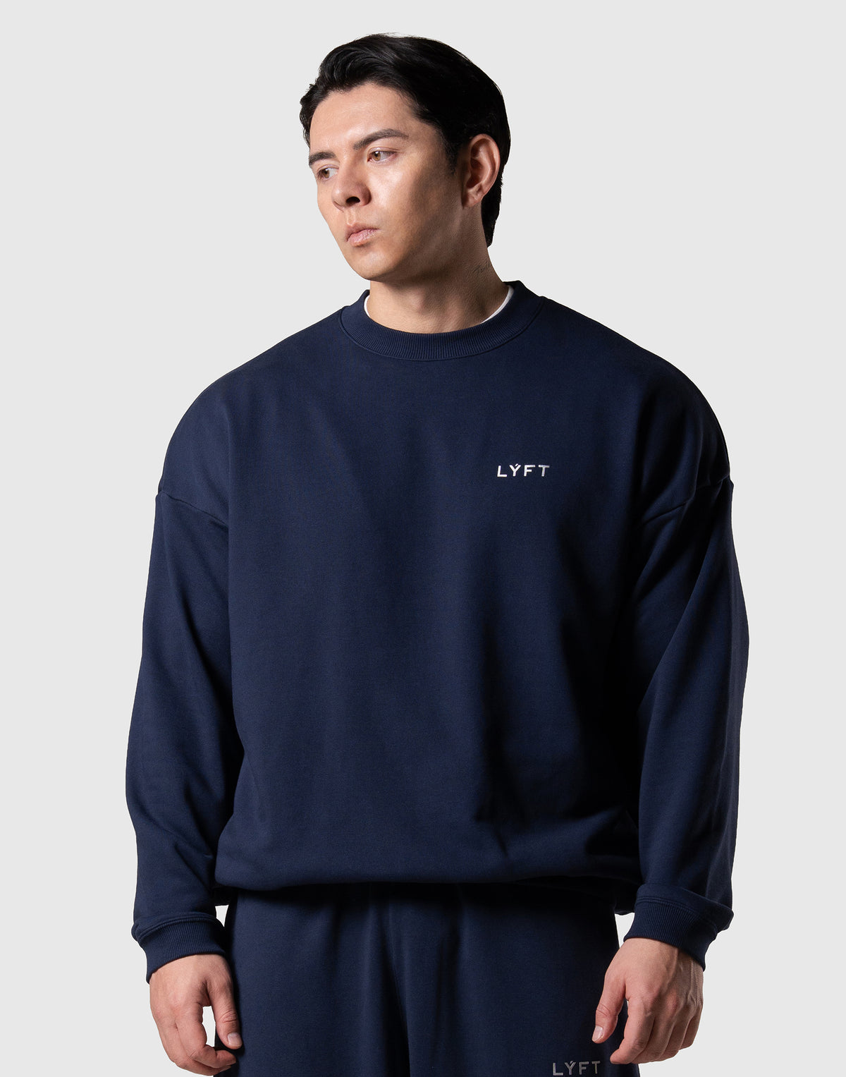 One Point LÝFT Logo Crewneck Sweat - Navy